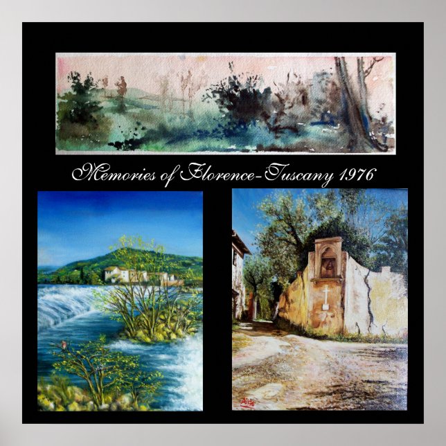 Poster Souvenirs de Florence-Toscane 1976 (Devant)