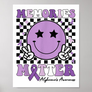 Poster Souvenirs Purple Ribbon Heimers Sensibilisation _1