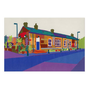 Poster Sowerby Bridge Station Salles de rafraîchissement 