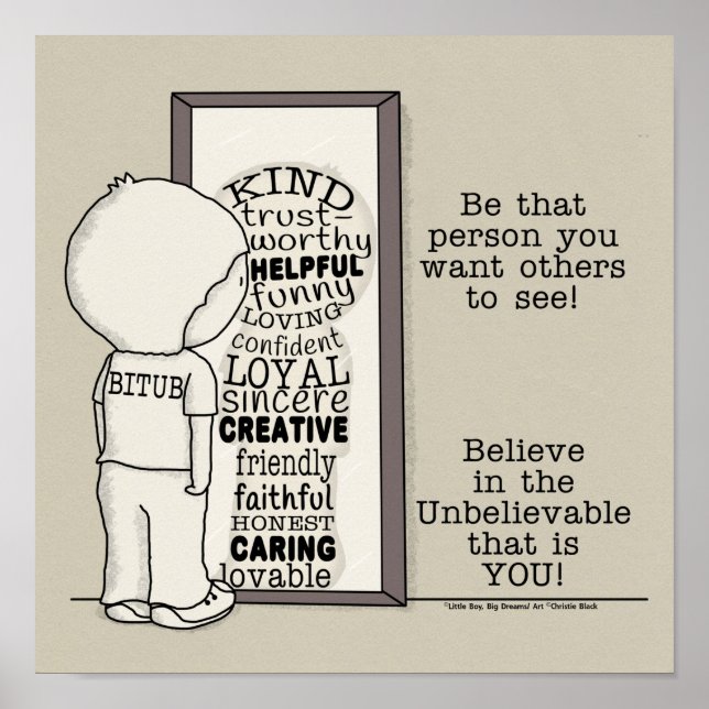 Poster Soyez cette personne (Devant)