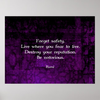 Poster Soyez Citation Inspirationnelle De Rumi Célèbre