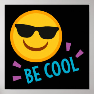 Poster Soyez Cool Emoji