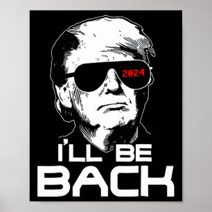 Poster Soyez de retour drôle 45 47 Donald Trump 2024 Pren