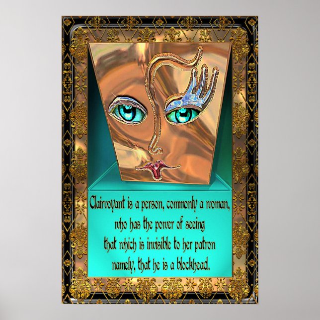 Poster Soyez délicat avec l'affiche de la cloison (Devant)