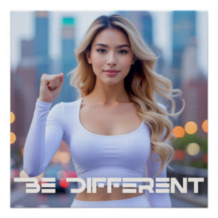 POSTER SOYEZ DIFFÉRENT -