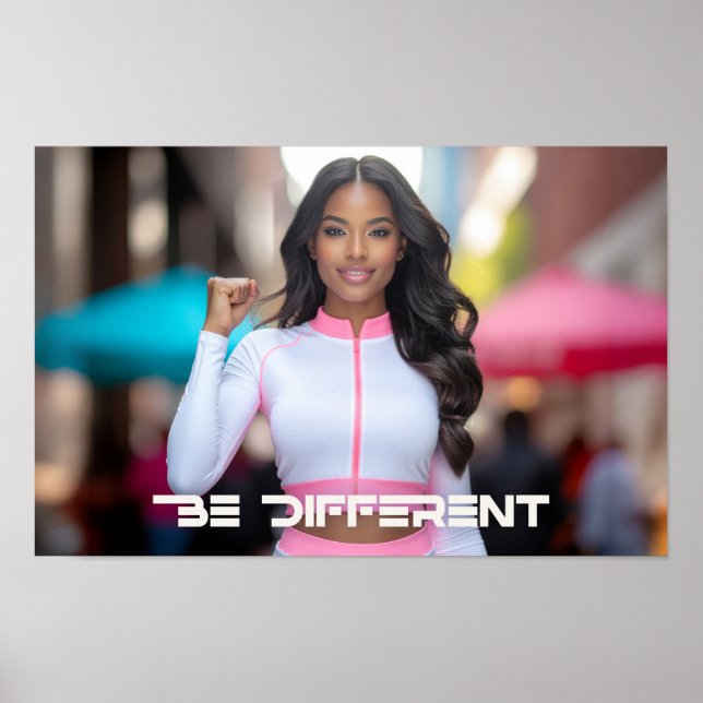 POSTER SOYEZ DIFFÉRENT (Devant)