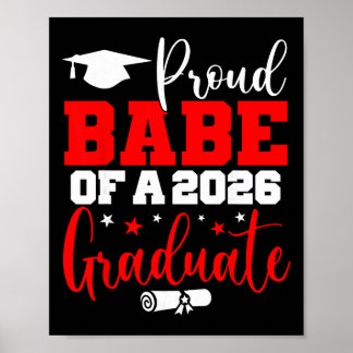 Poster Soyez fier Senior 2026 d'une promotion de diplômé 