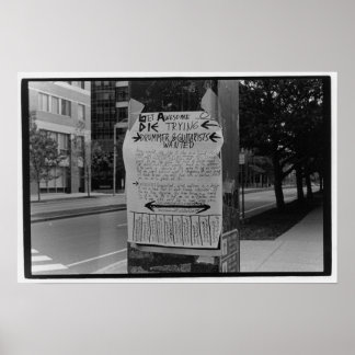 Poster Soyez Génial, Die Essayer