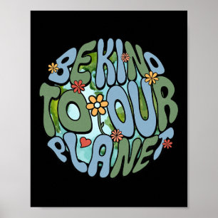 Poster Soyez Gentils Avec Notre Planète De l'environnemen