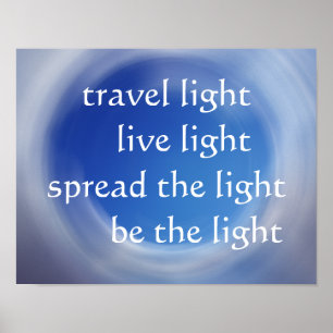 Poster Soyez la lumière