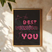 Soyez la meilleure version de vous-même, décoratio
