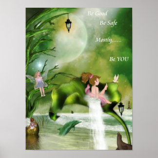 Poster Soyez prudent Soyez en sécurité