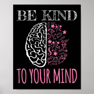 Poster Soyez Signe De Vos Problèmes De Santé Mentale Flor