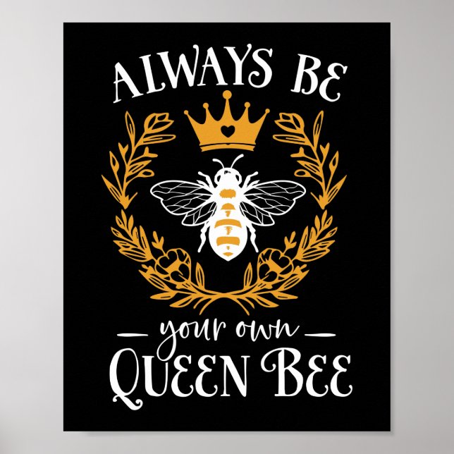 Poster Soyez toujours votre propre citation de reine d'ab (Devant)