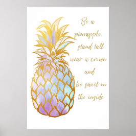 Poster Soyez un ananas