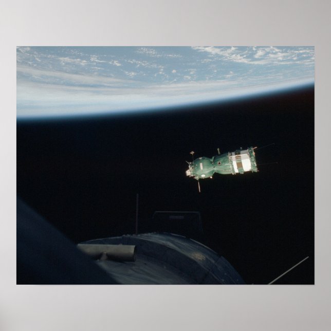 Poster Soyouz Spacecraft (Projet d'essai Apollo-Soyouz) (Devant)