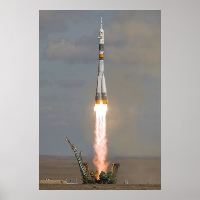 Poster Soyuz TMA-13 Soyuz-FG Expédition 18 (Devant)