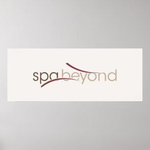 Poster Spa au delà d'affiche de logo