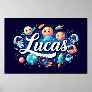 Poster Space Dreams Lucas Wall Art