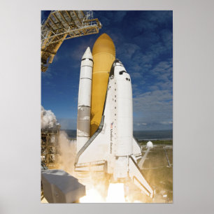 Poster Space Shuttle Atlantis lève sur 13