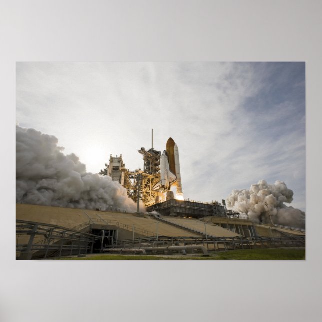 Poster Space Shuttle Endeavor se lève de 3 (Devant)