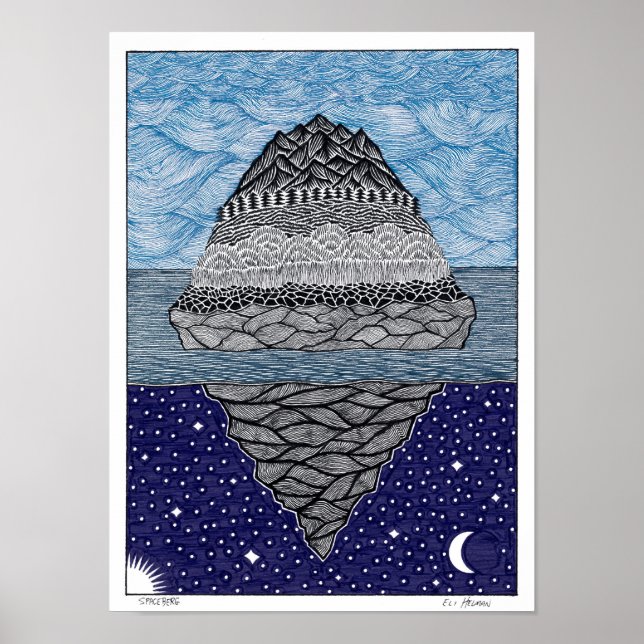 Poster Spaceberg (Devant)