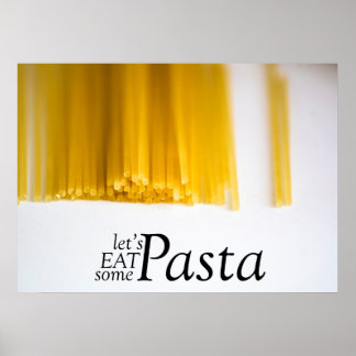 Poster Spaghetti italien