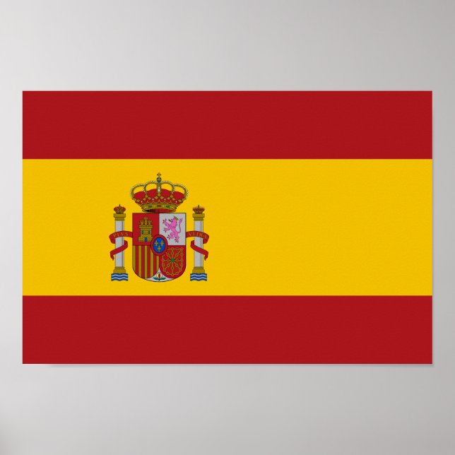 Poster Spain Flag (Devant)