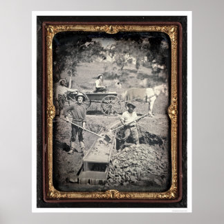 Poster Spanish Flat, 1852 par Joseph Blaney Starkweather
