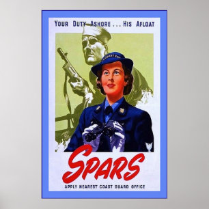 Poster SPARS~Guerre mondiale Vintage 2