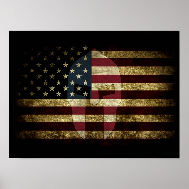 Poster Spartan américain (Devant)