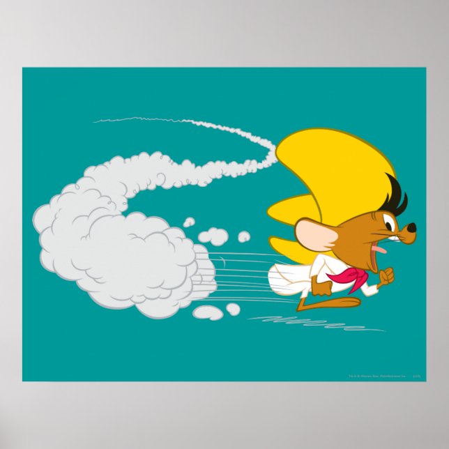 Poster SPEEDY GONZALES™ en couleur (Devant)
