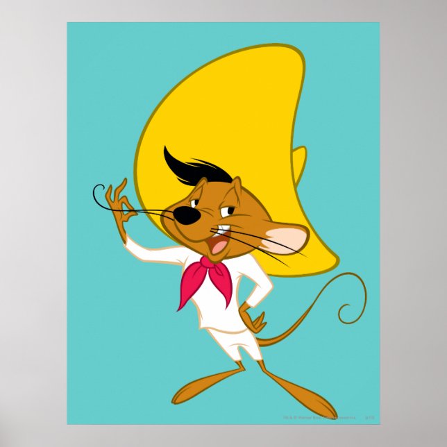 Poster SPEEDY GONZALES™ Mustache (Devant)