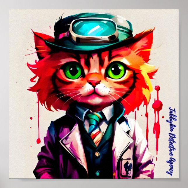 Poster "Spencer" de Tabbykin Detective Agency (Devant)