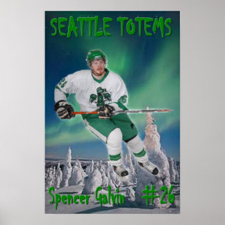 Poster Spencer Galvin - Totaux Seattle