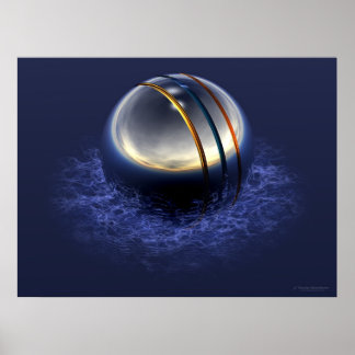 Poster sphère numérique