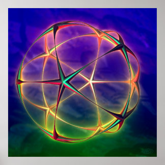 Poster Sphère Star