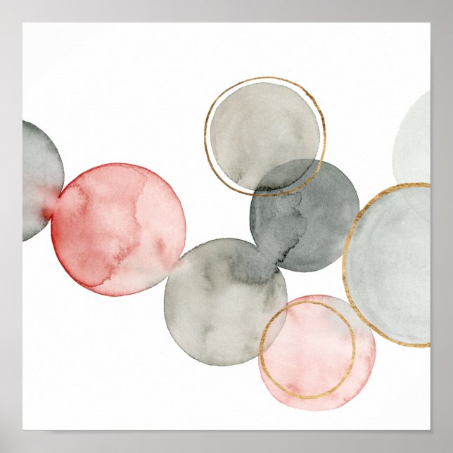 Poster Sphères dorées (Devant)