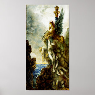 Poster Sphinx victorieux par Gustave Moreau