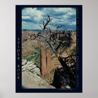 Poster "Spider Rock, Canyon de Chelly" photo nature