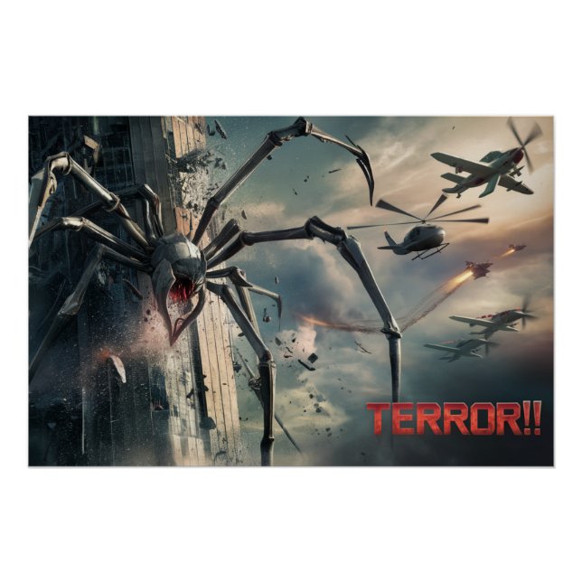 Poster Spider Terror (Devant)