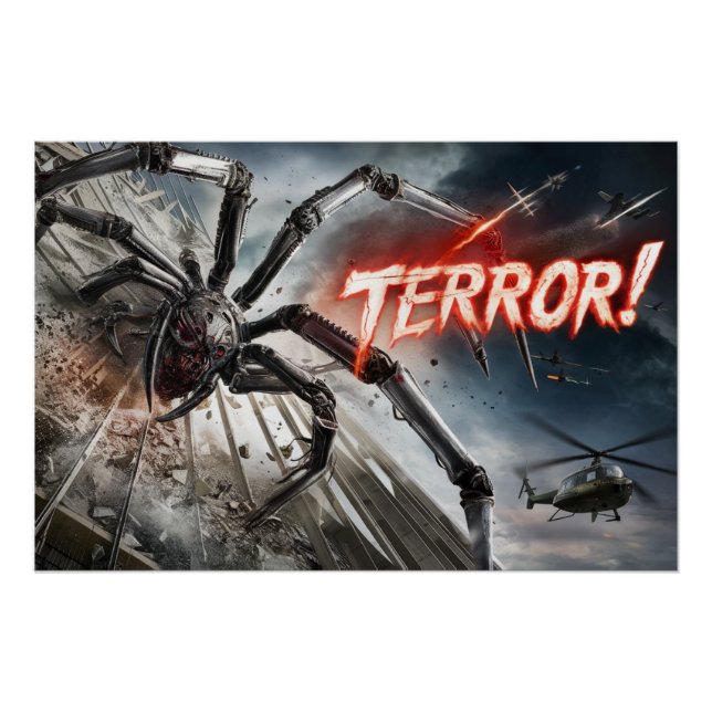 Poster Spider Terror 02 (Vorderseite)
