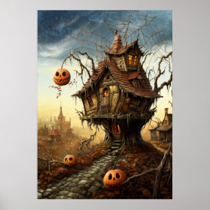 Poster Spider Witch Art House