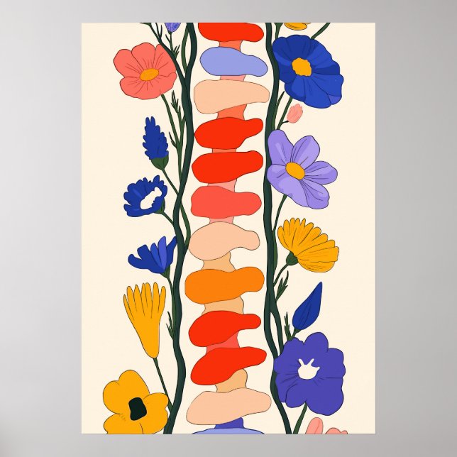 Poster Spine florissante (Devant)