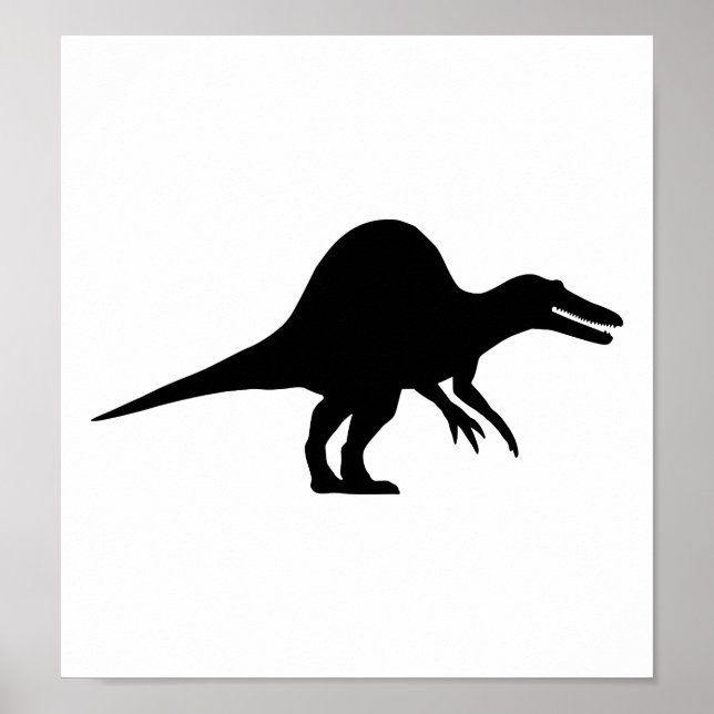 Poster Spinosaure de dinosaure (Devant)