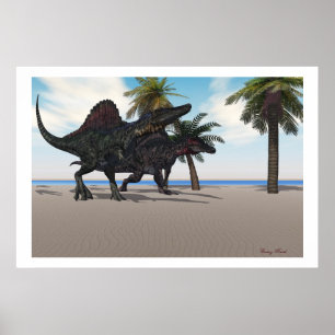 Poster Spinosaurus Walking Print