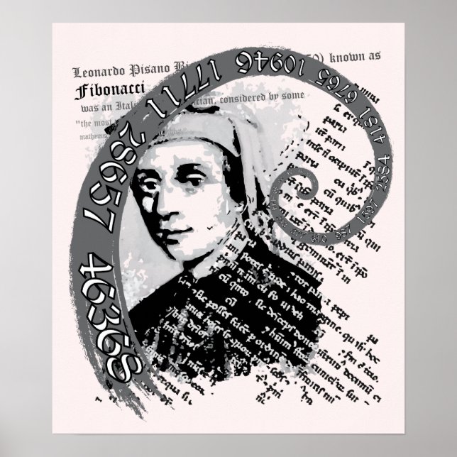 Poster Spiral de Fibonacci (Devant)