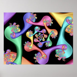 Poster Spirale des cuillères