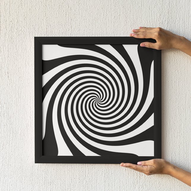 Poster Spirale noire (Créateur téléchargé)
