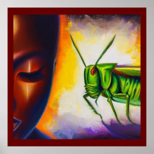 Poster Spirit Animal Grasshopper 2